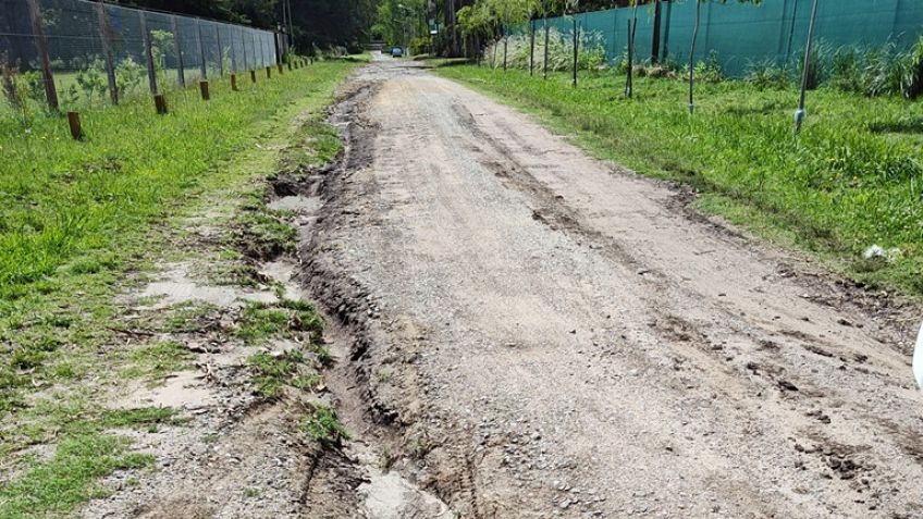 Vecinos reclaman por el estado de la calle Chimpay