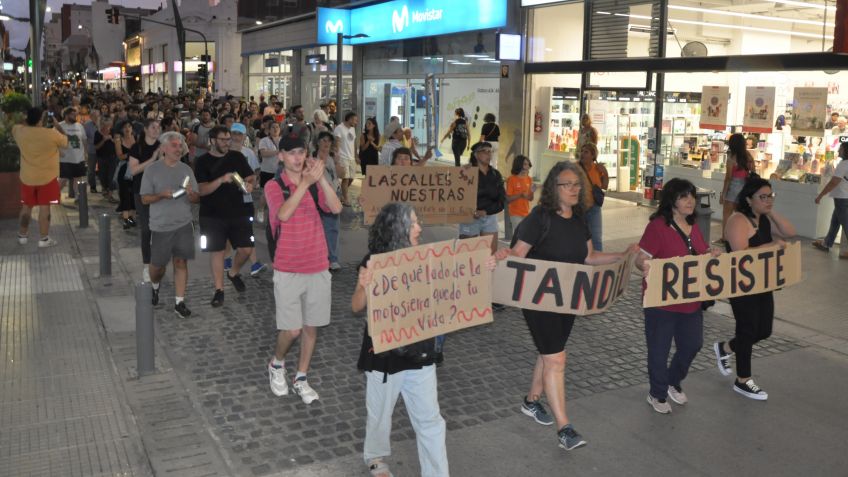 Se volvió a marchar contra el gobierno de Milei en nuestra ciudad