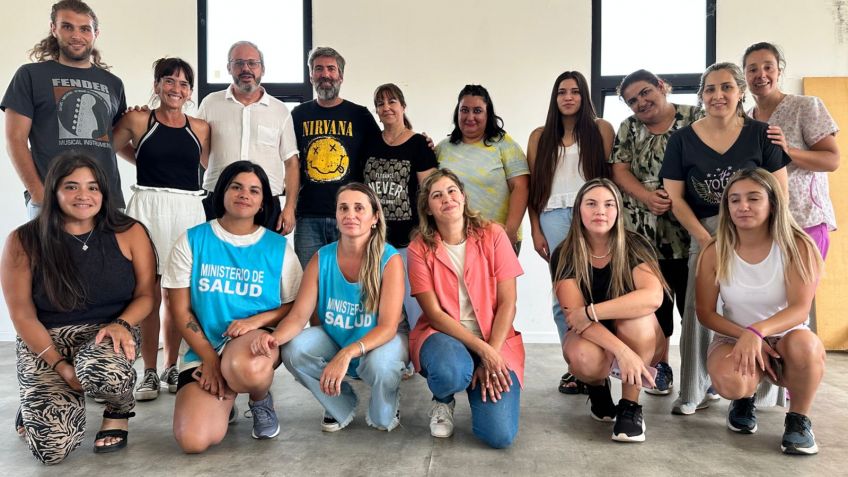 Autoridades provinciales visitaron el nuevo "dispensario" de Tunitas