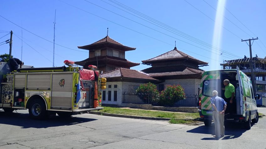 El rápido accionar de los bomberos impidió que se propagara un principio de incendio