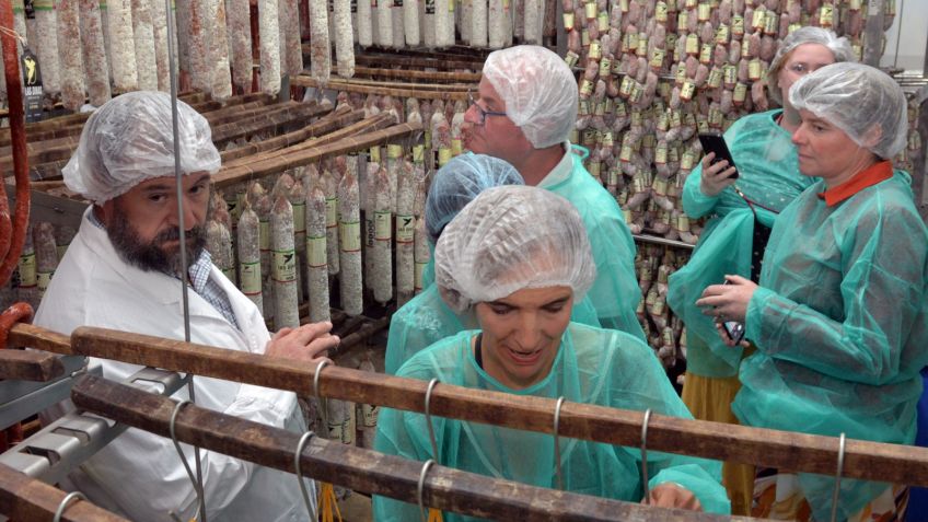 Empresarios franceses recorrieron diversos emprendimientos productivos de Tandil