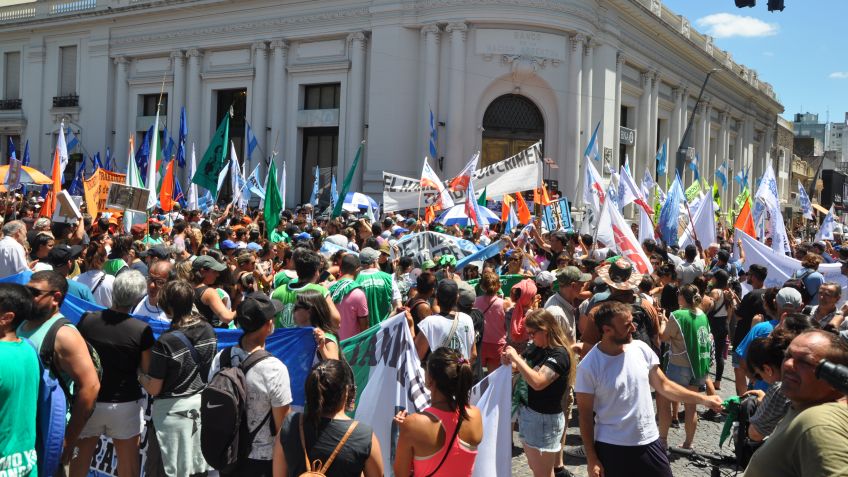 Se sintió el paro y la movilización contra Milei en nuestra ciudad