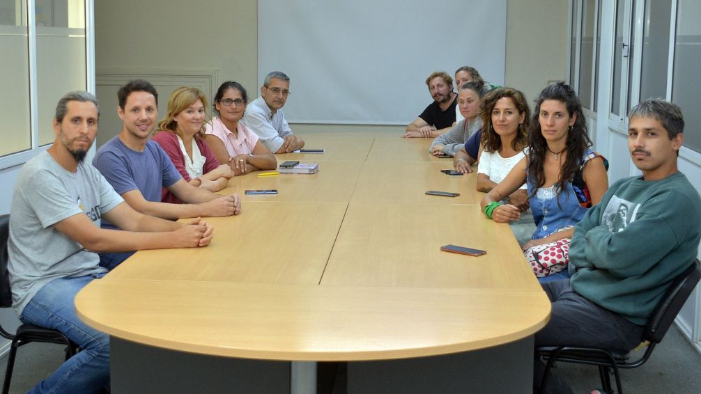Autoridades recibieron a trabajadores de la cultura