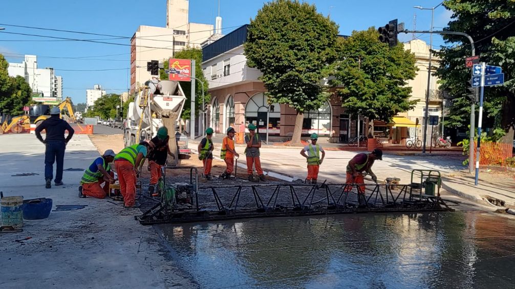 Llegan a su última etapa de los trabajos en las avenidas Santamarina, España, Colon y Marconi