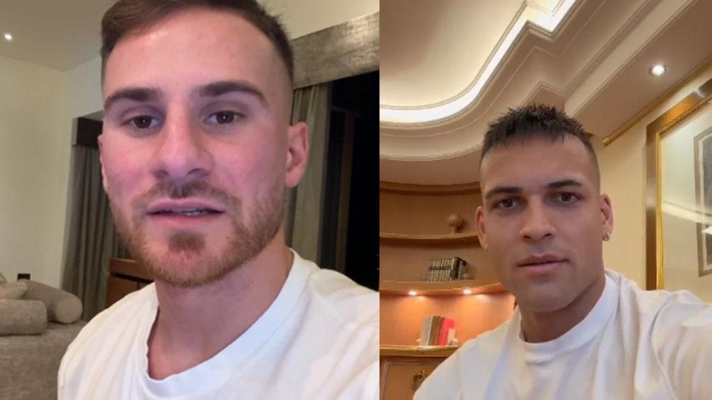 Mac Allister y Martínez invitaron a los tandilenses a ver la Copa del Mundo cuando esté en la ciudad