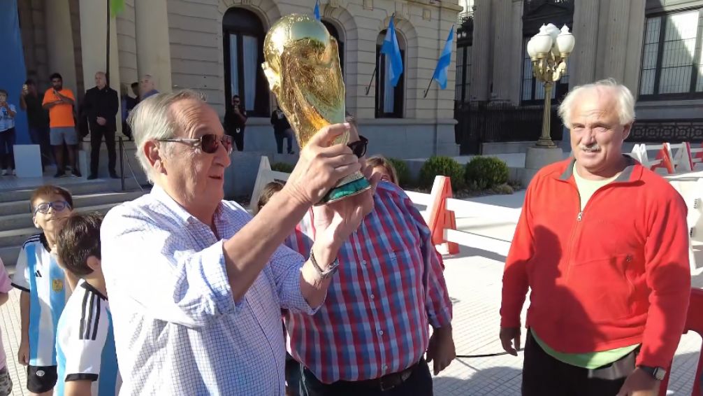 Los tandilenses ya conocen las copas de La Scaloneta