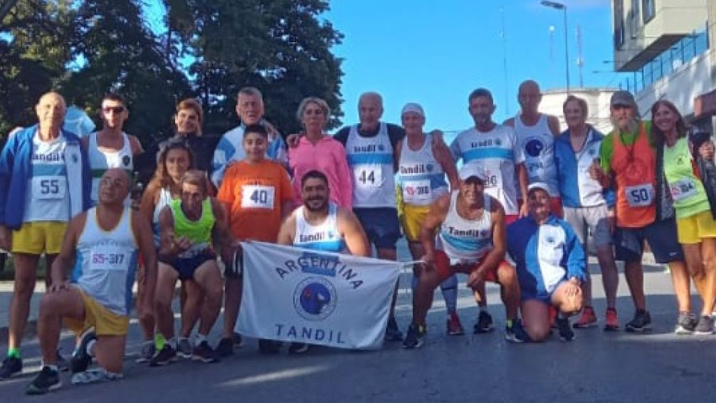 Los Atletas Master Tandilenses coparon los podios del Nacional de Marcha