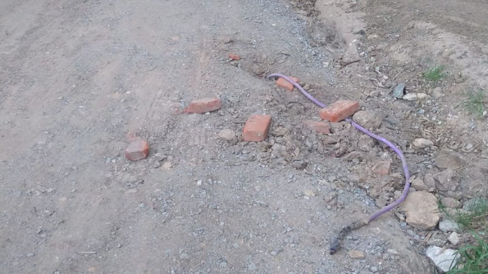 Robaron 80 metros de cable subterráneo
