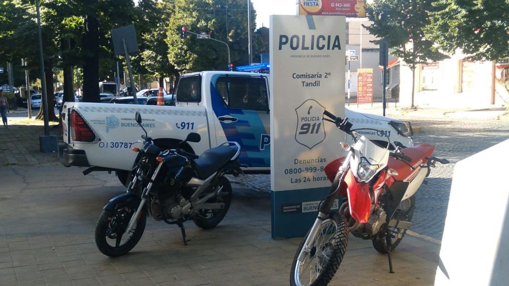 La policía recuperó dos motos que habían sido robadas