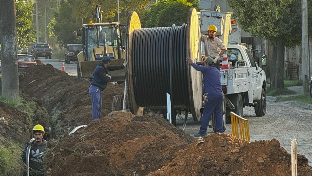 La Usina avanza en una obra clave para el suministro de energía al norte de la Ruta 226