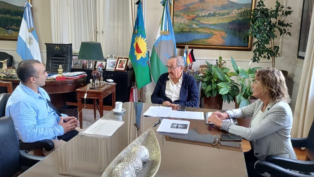 Lunghi recibió al responsable de una nueva empresa que se radicará en nuestra ciudad