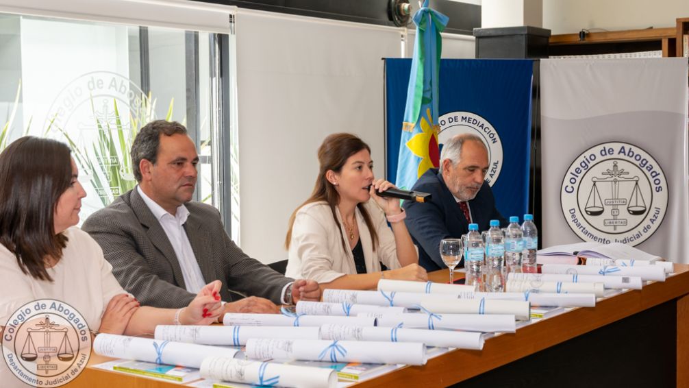 El Colegio de Abogados les dio la bienvenida a los nuevos matriculados