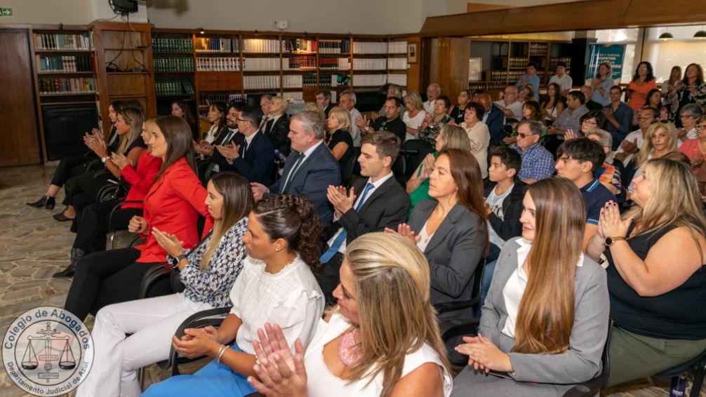 El Colegio de Abogados les dio la bienvenida a los nuevos matriculados