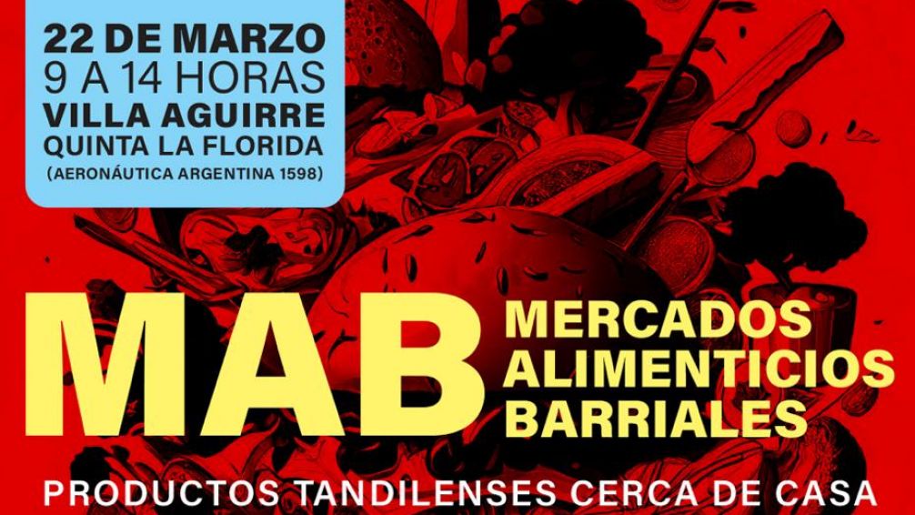 El Mercado Alimenticio Barrial estará este viernes en Villa Aguirre