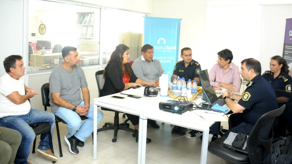 Funcionarios de seguridad bonaerenses y locales avanzaron en un programa operativo de trabajo