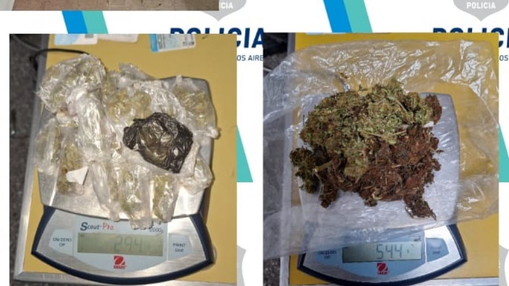 Aprehenden a un joven con 200 gramos de marihuana