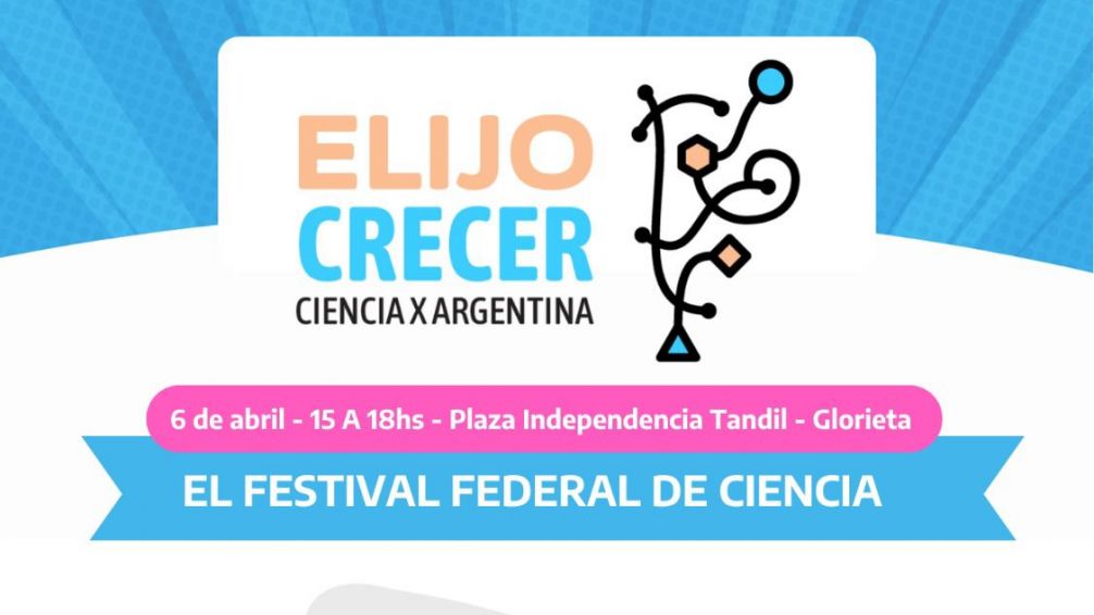 Se realizará el Festival Federal de Ciencias "Elijo Crecer" 
