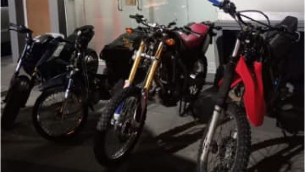 Recuperan cuatro motocicletas robadas