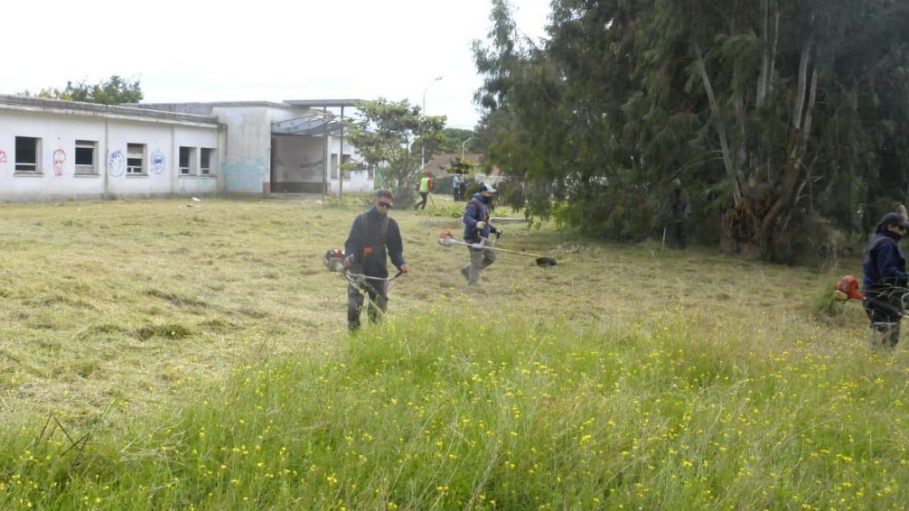 El Municipio inició distintas intervenciones en el predio del ex Policlínico Ferroviario