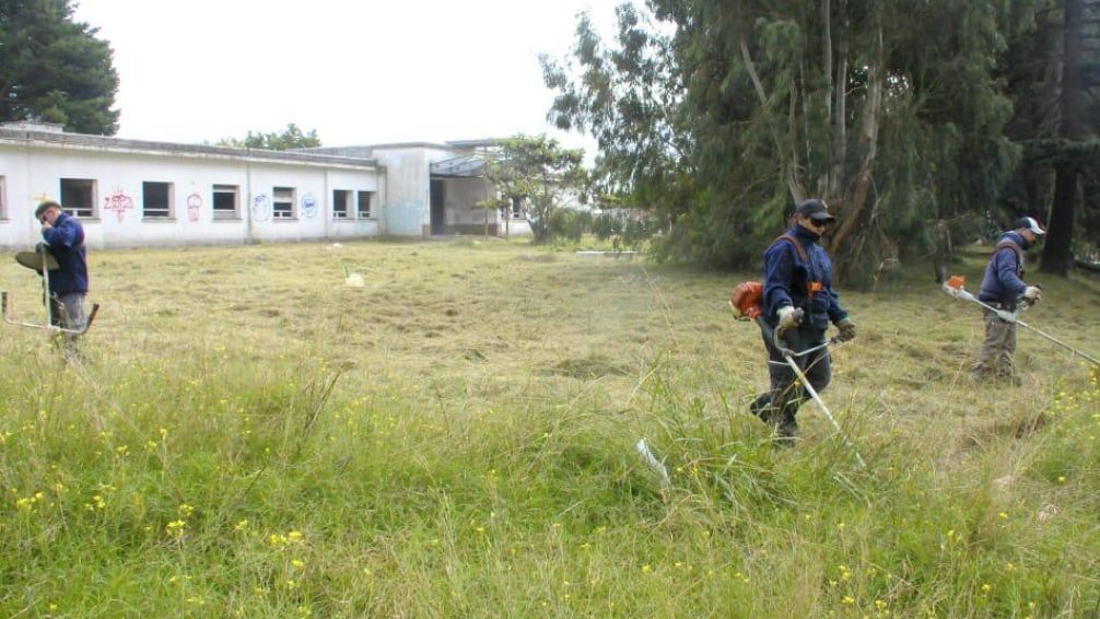 El Municipio inició distintas intervenciones en el predio del ex Policlínico Ferroviario