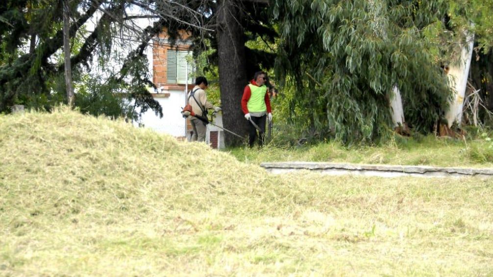 El Municipio inició distintas intervenciones en el predio del ex Policlínico Ferroviario