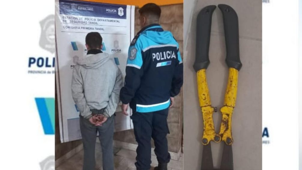 Aprehendieron a un hombre mientras trataba de robar una bicicleta