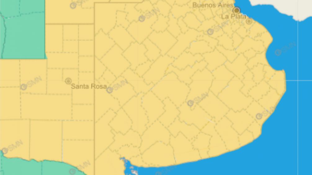 IMAGEN: SERVICIO METEOROLOGICO NACIONAL