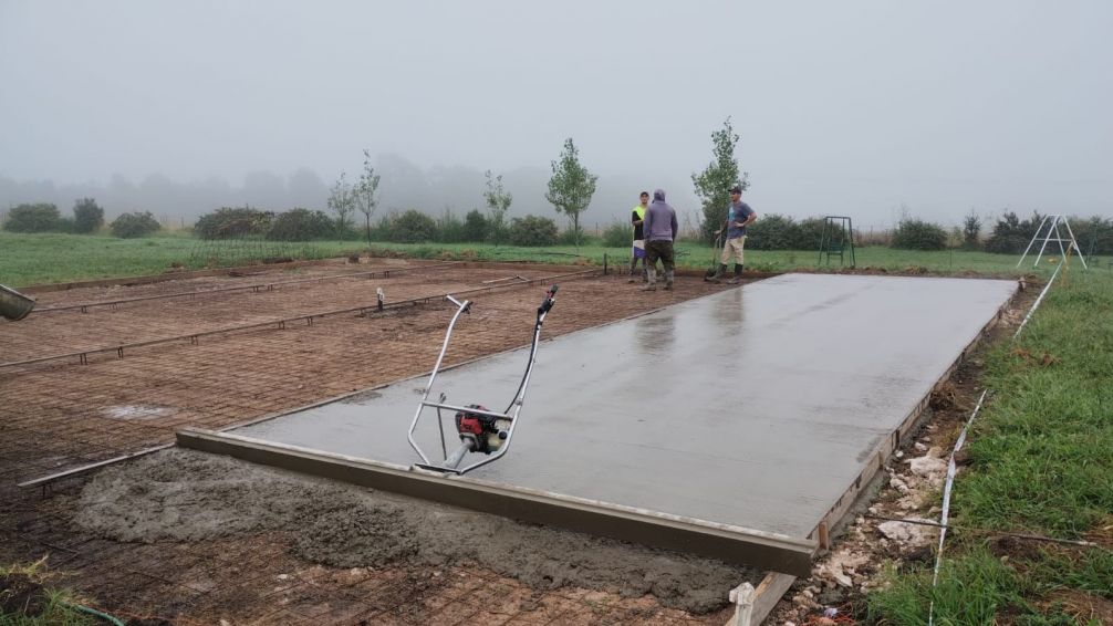 Avanza la construcción del Playón Polideportivo de CIANE