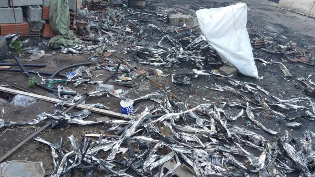 Se secuestraron 150 kilos de cobre
