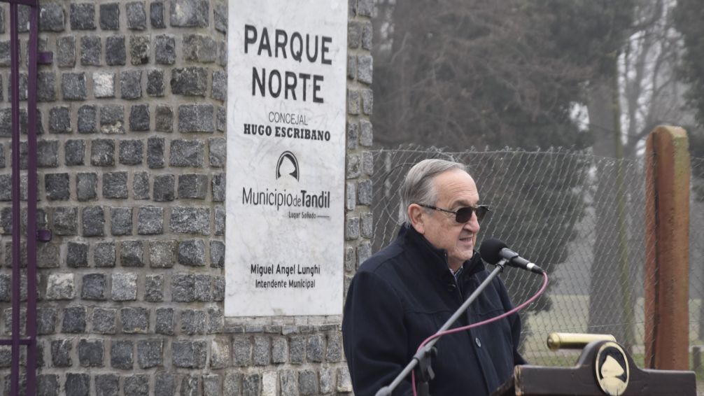 El Parque Norte ya se llama "Hugo Escribano"