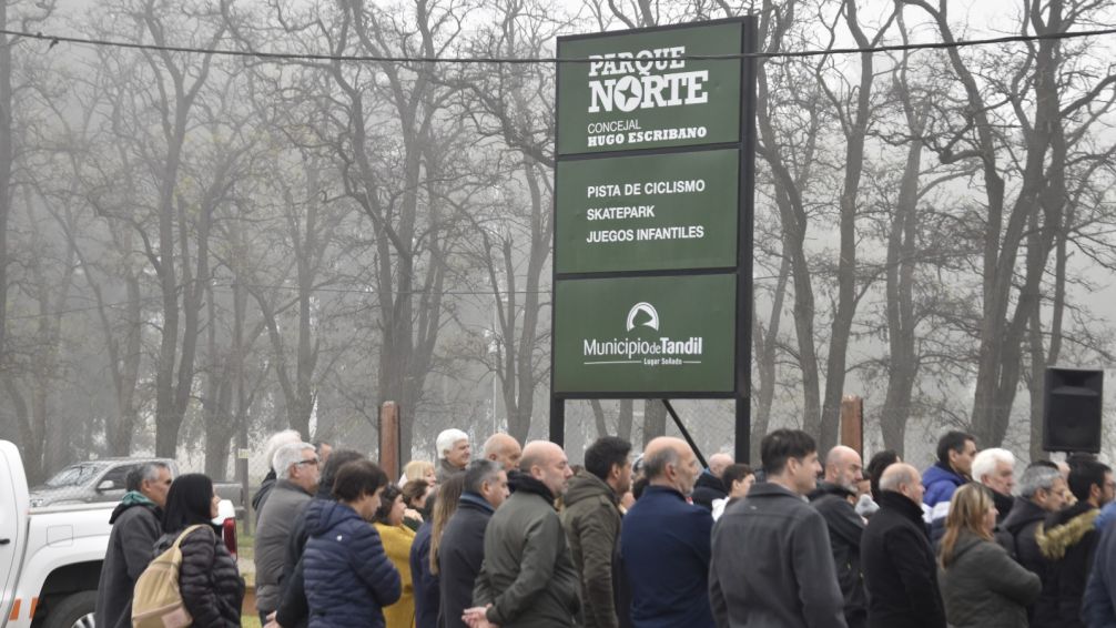 El Parque Norte ya se llama "Hugo Escribano"