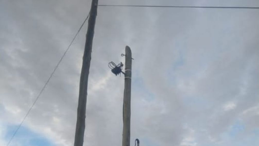 Robaron 25 metros más de cables