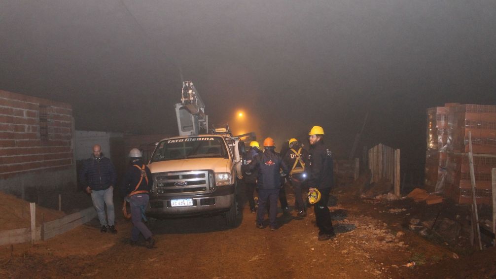 Finalmente, Policía y Usina realizaron el operativo antifraude en la toma de La Movediza