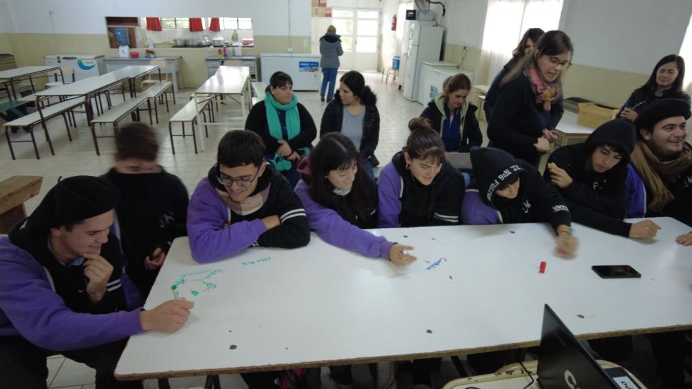 El equipo de Huella Joven brindó una charla en la Escuela de Fulton sobre Cambio Climático