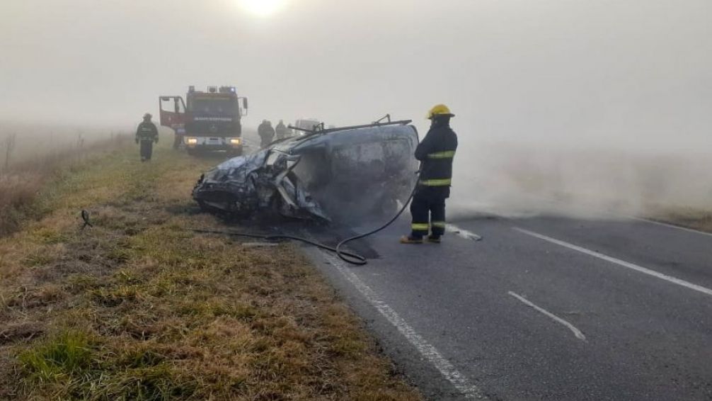 Murieron dos tandilenses en accidente en Ruta 3