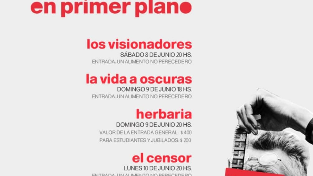 Fin de semana a todo cine: Ciclo "En primer plano" en Espacio INCAA UNICEN