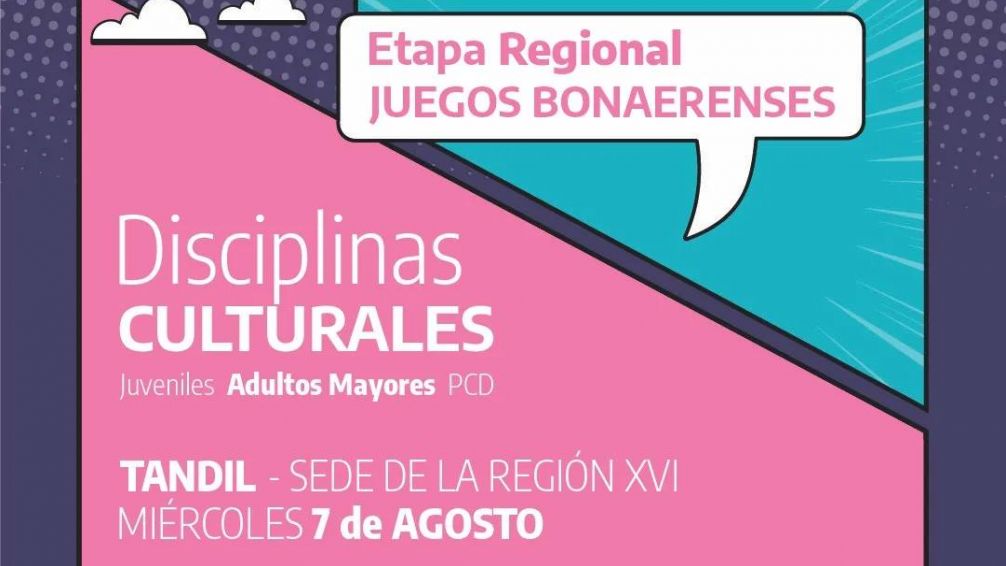 Juegos Bonaerenses: etapa regional de cultura en Tandil