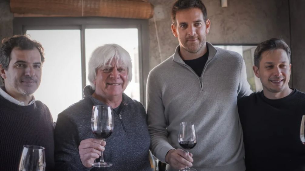 Del Potro lanzó su nuevo vino: Resilencia