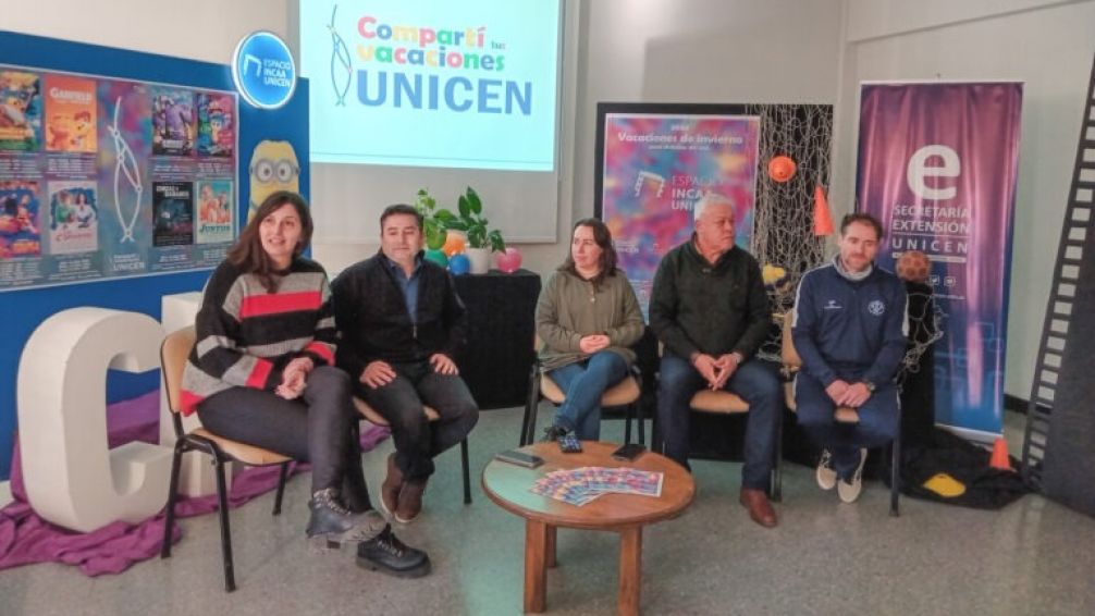 Unicen presentó la programación de "Compartí tus vacaciones"