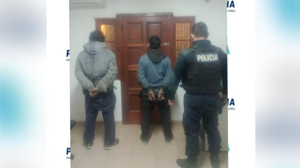 Dos aprehendidos por robar en una obra en construcción