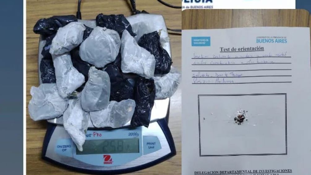 Pelea entre menores terminó con botellazos a la Policía y secuestro de marihuana