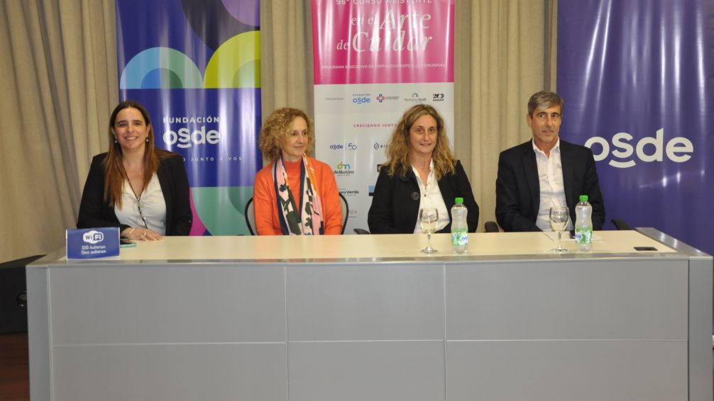 Fundación Osde y el SISP presentaron el Curso de Asistente en el Arte de Cuidar Niñas y Niños