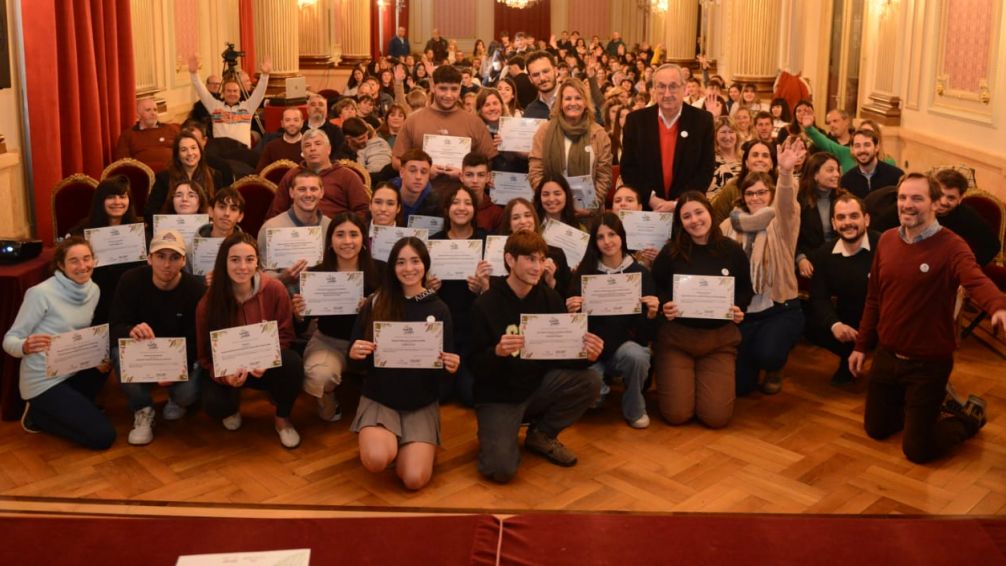 Los jóvenes dejaron su "huella" en los proyectos ambientales que desarrollaron