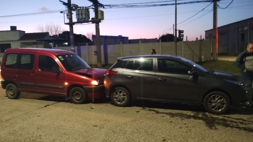 Se produjo un choque en Juan B. Justo y Chaco