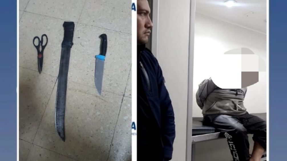 Agredió a su pareja y amenazó con matarse cuando intervino la policía