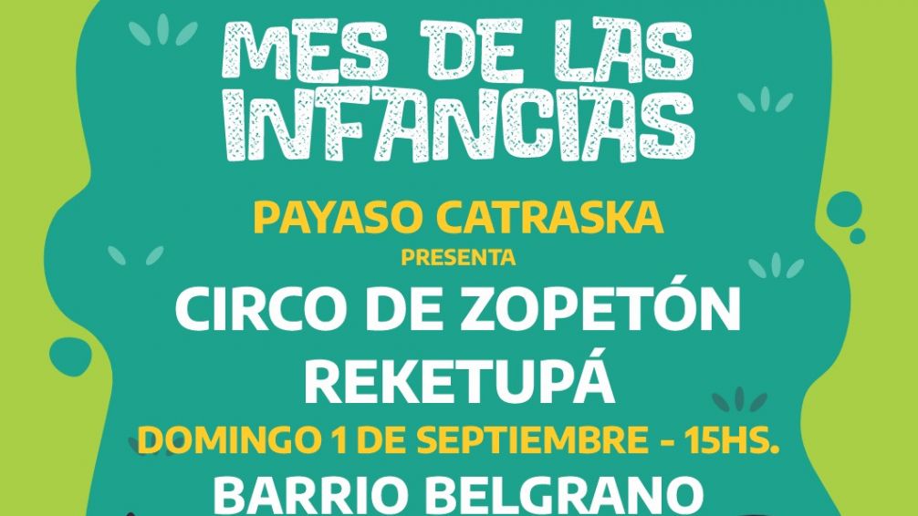 En Tunitas y en Plaza Eva Perón continúan los festejos por el mes de las infancias