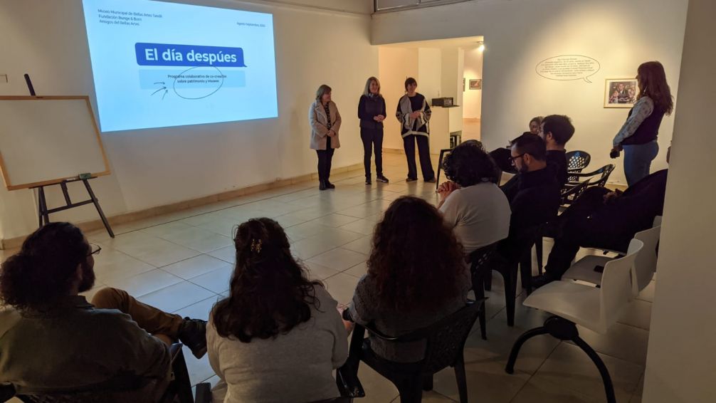 Personal del MUMBAT se capacita con los Amigos de Bellas Artes y la Fundación Bunge y Borg