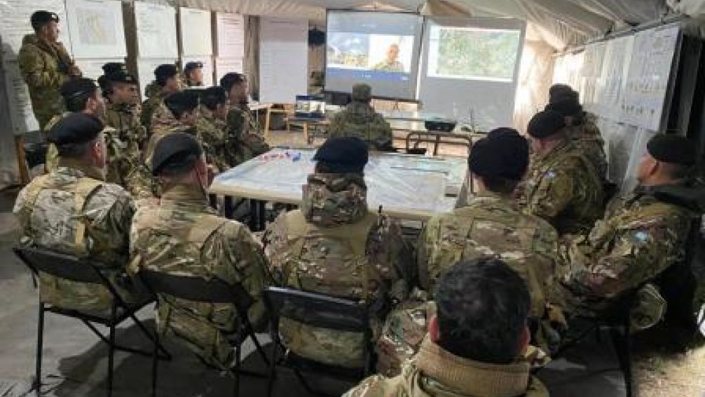 Comando de la Primera Brigada Blindada realizó un adiestramiento ante la llegada de nuevos tanques