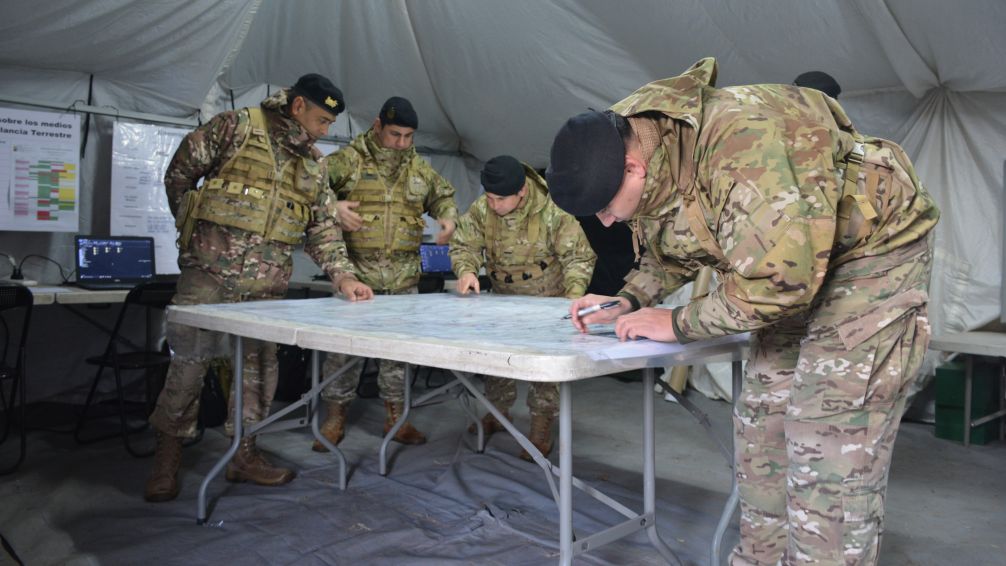 Comando de la Primera Brigada Blindada realizó un adiestramiento ante la llegada de nuevos tanques