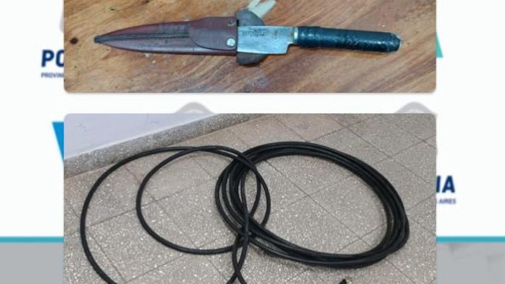 Acompañado de un menor, robó 40 metros de cables del tendido eléctrico